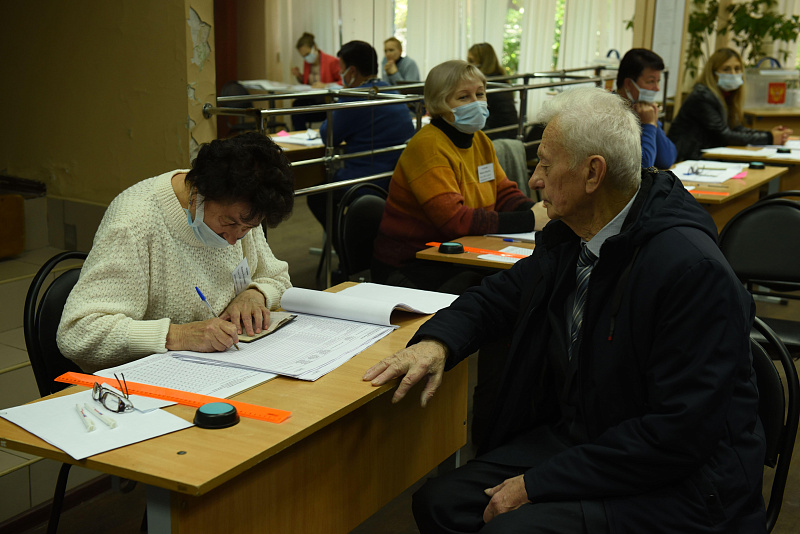 В Едином дне голосования принял участие председатель Тверской городской общественной организации «Блокадники Ленинграда» Аркадий Скачков